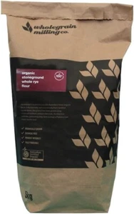 Organic Stoneground Whole Rye Flour, 5KG - Nutrient-Rich with a Delicious Earthy - Picture 1 of 12