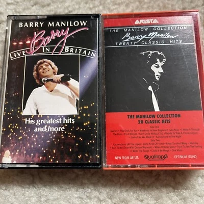 Barry Manilow Cassette Tape Twenty Classics Hits  Collection Live In Britain - Image 1 of 3