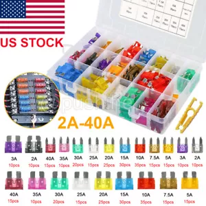 400x Car Blade Fuse Assortment Assorted Kit Blade Set Auto Truck Automotive US - Picture 1 of 10