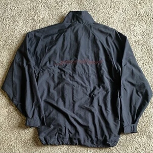 Vintage Nike Air Jordan Herren Medium Full Zip Track Top Windbreaker Jacke schwarz/rot - Bild 1 von 7