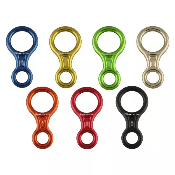 Aliens MEDIUM Sicherungsgerät Abseilgerät Achter Klettern Kletterseil Sichern