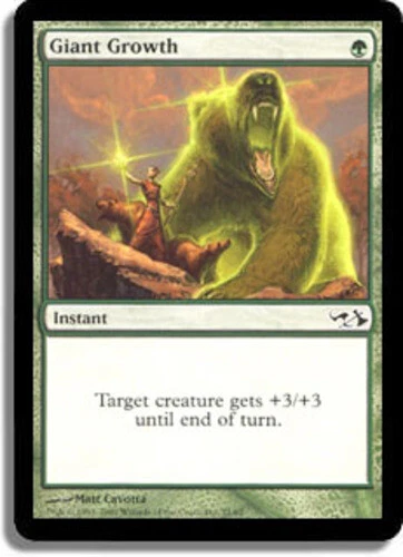 Giant Growth ~ Moderately Played Duel Decks: Elves vs Goblins MTG Magic Ultimate - Image 1 of 1