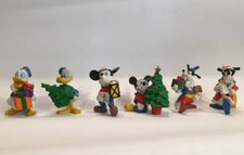 Rare DISNEY CHRISTMAS, 6 PVC FIGURES MAIA & BORGES (M+B), PORTUGAL,1982.
