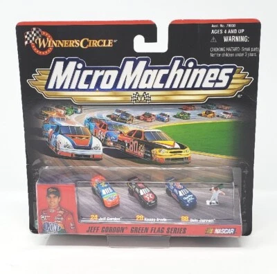 NRFB NASCAR Micro Machines Gordon Irwin Jarrett Winners Circle Green Flag Series - Image 1 of 4