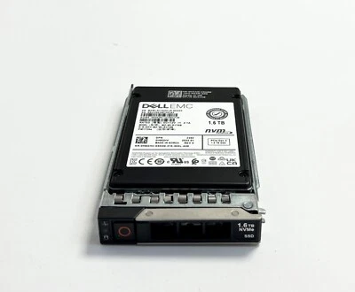 Dell EMC H8GHV 1.6TB SFF (2.5-inch) PCIe Gen 4 NVMe Solid State Drive - Image 1 of 4