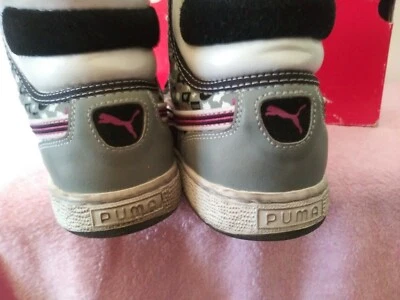 Puma Primera ronda logo wn's gris/fucsia/negro/blanco. Talla 7 Foto 1 de 4