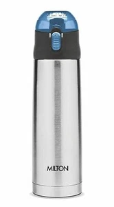 Milton Thermosteel Crown 900 Flask Silver Keeps Your Beverages Hot Or Cold 750ml - Imagen 1 de 4
