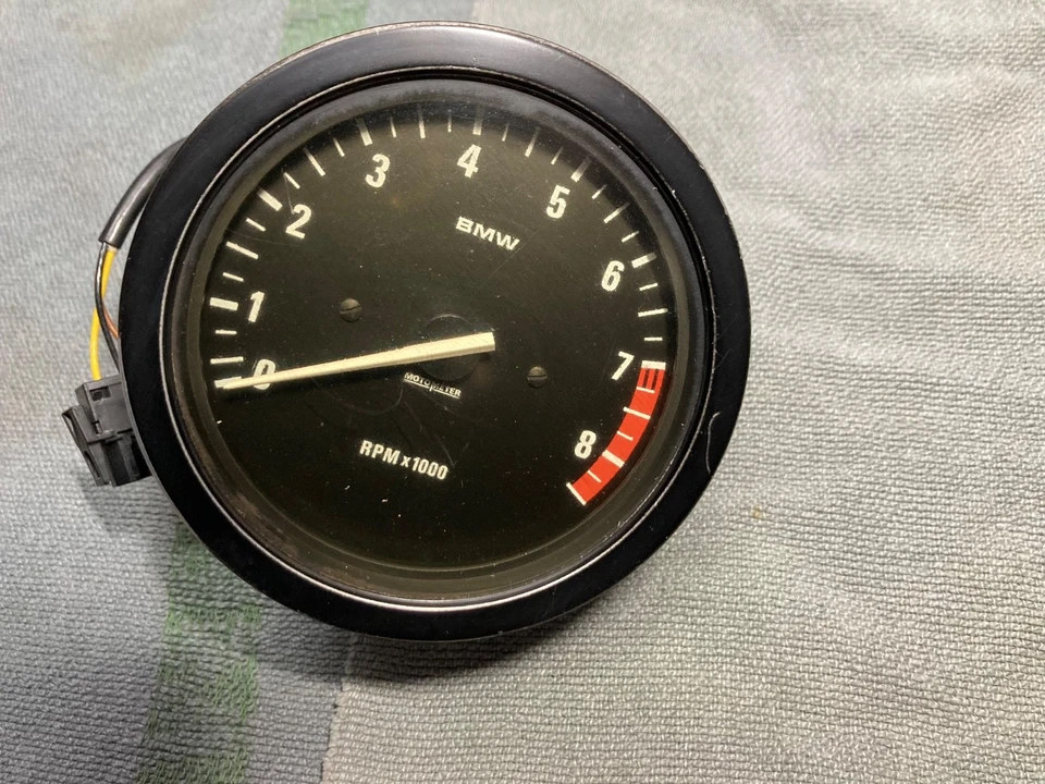 BMW R100R Drehzahlmesser cockpit motometer rpm counter oldtimer motor tuning - Bild 1 von 4