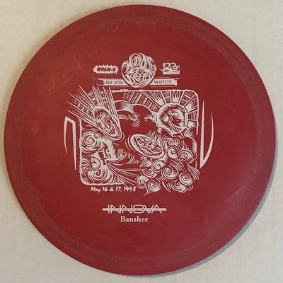 Innova Banshee DX Vintage WBDGW Bar OOP Patent# Tooling Disc Golf Fairway Driver - Image 1 of 2