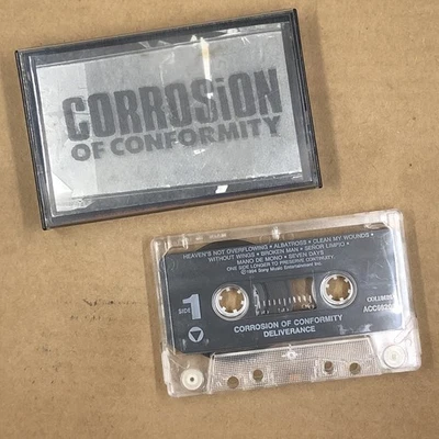 CORROSION OF CONFORMITY Cassette Tape 90s Metal DELIVERANCE PROMO ADVANCE - Image 1 of 4
