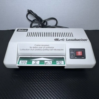 Ibico GL4 Small Desktop Laminator up to 4" Wide Photo ID Etc  - Image 1 of 4