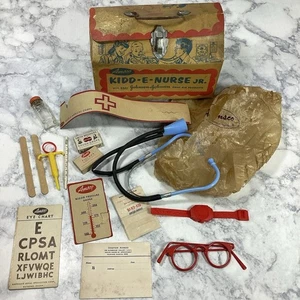 Vintage Amsco Kidd-E-Nurse Jr Medical Toy Kit With Accessories - Picture 1 of 10
