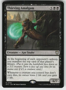 Thieving Amalgam R Commander: Outlaws of Thunder Junction 150 MTG - Picture 1 of 2
