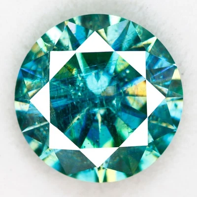 4.71 Ct VVS Pleasant Brilliant Round - Diamond Cut 11.3 MM Blue Moissanite - Image 1 of 4