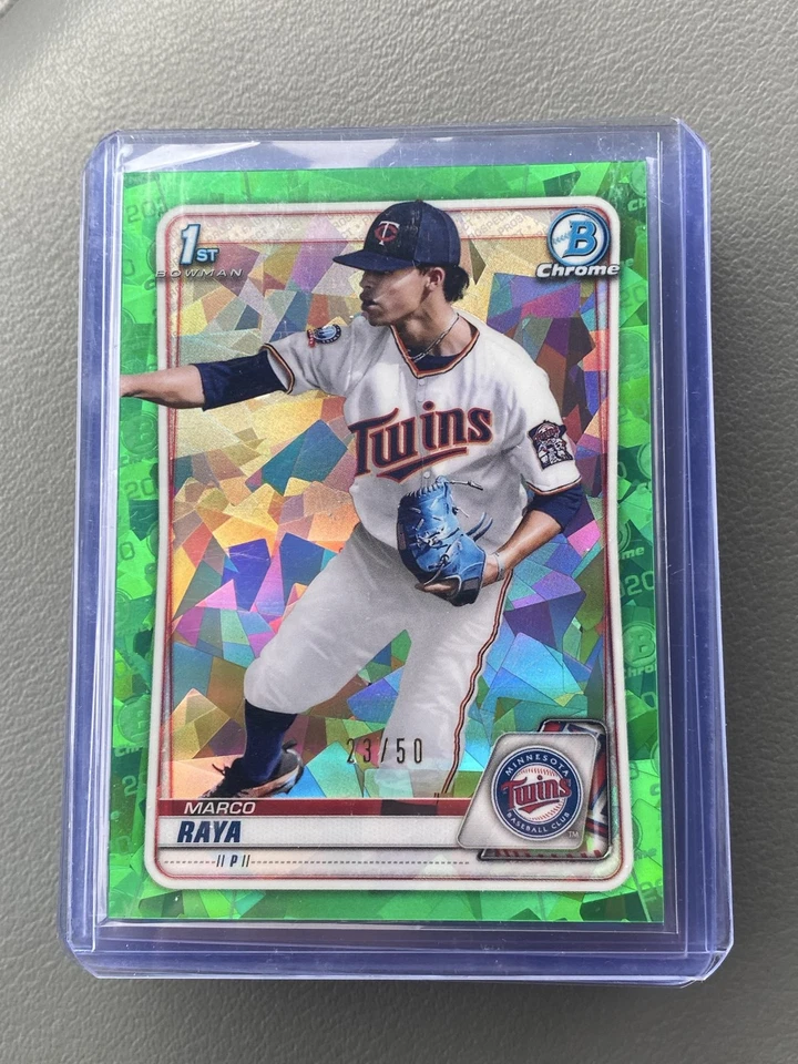 2020 Bowman Draft Chrome Marco Raya 1st Green Refractor /50 - Image 1 of 1