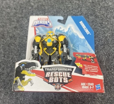 Playskool Hero Transformer Rescue Bot Bumblebee-Robot to Raptor-Chomping Action - Image 1 of 3
