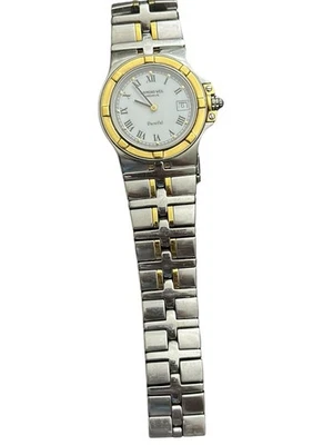 Relógio masculino Raymond Weil 18k 2 tons 9590 nova bateria - Imagem 1 de 4