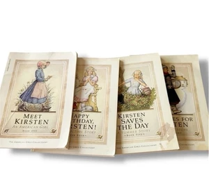 American Girl Kirsten Books 1 4 5 6  Kirsten Paperback Book Lot Scholastic Fair - Imagen 1 de 9
