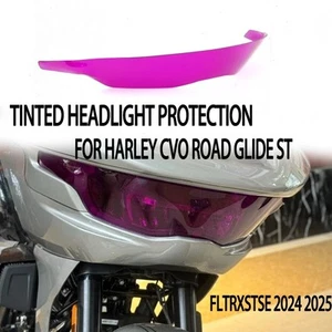 PROTECCIÓN DE FAROS MORADOS PARA HARLEY CVO ROAD GLIDE ST FLTRXSTSE 2024 2025 - Imagen 1 de 8