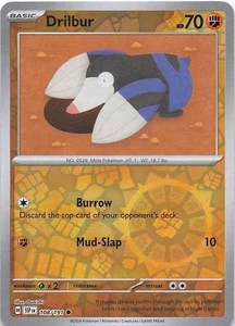 Drilbur Common Reverse Holo SV08: Surging Sparks 108/191 casi nuevo - Imagen 1 de 2