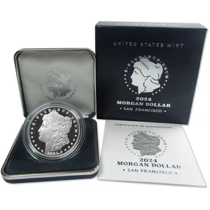 2024 San Francisco Morgan PP Silber Dollar mit Box und COA - Bild 1 von 3