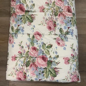 Ralph Lauren Vintage Full/Queen Bettwäsche Bettdecke nicht mehr produziert "Water Floral Pink" EUC - Bild 1 von 7