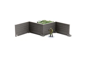 ZONA ALFA PO2 Modular Concrete Fences - 28mm & 20mm RPG Miniatures Gaming Terrai - Bild 1 von 8