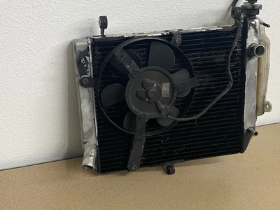 Radiador y ventilador Yamaha YZF R1 5JJ genuino OE 2000 2001 Foto 1 de 4