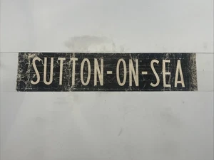 SUTTON - ON - SEA - East Midlands Loughborough Sep2 1960s Bus Blind 33" Gift - Bild 1 von 11