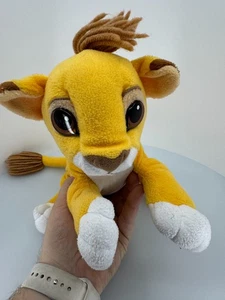 Vintage 1995 Newborn The Lion King Simba Cub Plush Disney Mattel Yarn Hair - Picture 1 of 14