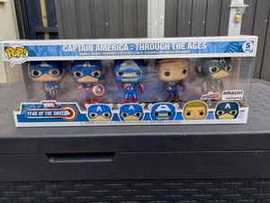 Funko Pop! Marvel Captain America Through the Ages 5 Pack - Picture 1 of 7