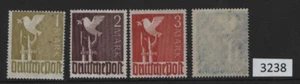 (3238) Germany Scott 574-577, four high values, very lightly hinged LH - Picture 1 of 1
