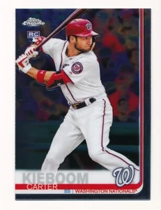 2019 Topps Chrome #22 Carter Kieboom RC Rookie Washington Nationals - Picture 1 of 2