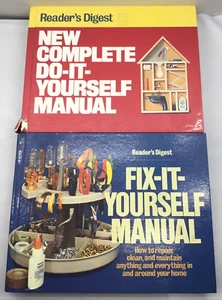 Lot 2 Do it Fix it Yourself Readers Digest Vintage Manuals Home Repair Books - Picture 1 of 12