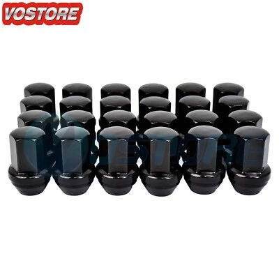 (24) Tuercas estilo fábrica negras 14x1,5 para Chevy Silverado 1500 Tahoe Colorado Foto 1 de 4