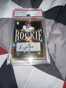 2022 Chronicles Steelers Kenny Pickett Autograph 31/35 Psa 9 Rc