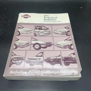 1987 Technical Bulletins Book for Nissan - Afbeelding 1 van 5