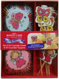 Set di custodie per torte stampate Mason Cash Princess and Butterfly - Foto 1 di 2