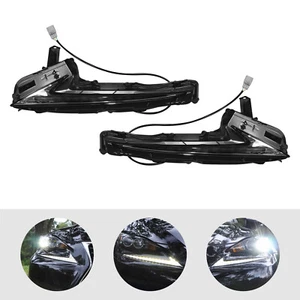 For 2014-2016 Lexus IS250 300 350 Pair LED Daytime Running Lights LH+RH DRL Lamp - Picture 1 of 14