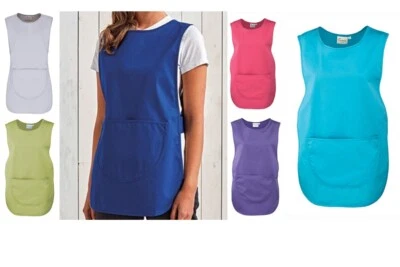 Premier Workwear Damen Kasack Tabardschürze mit Tasche Pocket Tabard 60° PR171