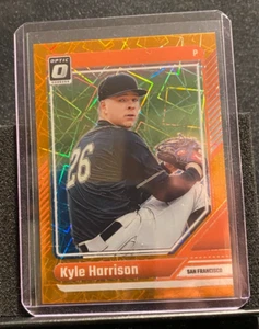 Kyle Harrison 2024 Donruss Optic Orange Velocity - Giants - Picture 1 of 2
