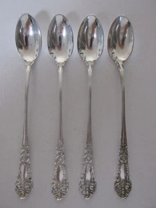 1941 Reed and Barton "French Renaissance" Sterling Silver Ice Tea Spoons - Picture 1 of 6