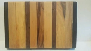 Amerikanisches Hartholz Schneidebrett Satin Nussbaum Schwarz Nussbaum 13"x9"x1,5" - Bild 1 von 8