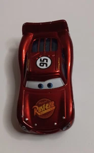 Disney Pixar Cars Diecast Vehicle - Shiny Metallic Lightning McQueen - Picture 1 of 6
