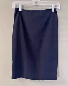 Prada Classic womens Black Pencil Skirt Knee Length Office Career Mature Sz 38 - Picture 1 of 9