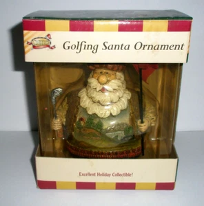 Clubhouse Collection Golfing Santa Claus Ornament Golf Christmas Dick's Sporting - Picture 1 of 11
