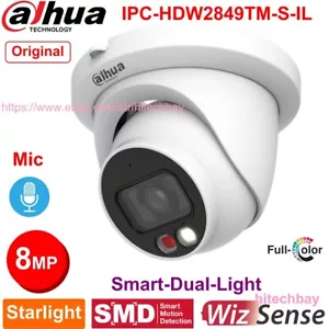 Dahua IPC-HDW2849TM-S-IL 8MP Full-Color IP Eyeball Camera PoE Smart-Dual-Light - Picture 1 of 5
