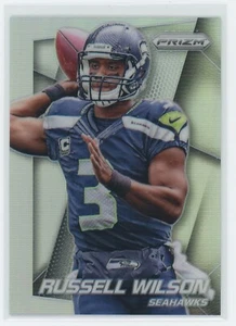 RUSSELL WILSON 2014 PANINI PRIZM - SILVER PRIZM PARALLEL #138 SEAHAWKS - Picture 1 of 2