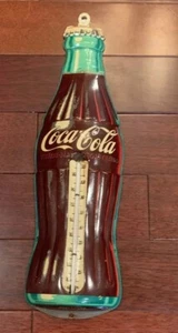 COCA COLA Thermometer Sign Working Vintage Coke Robertson Made In USA - Picture 1 of 18
