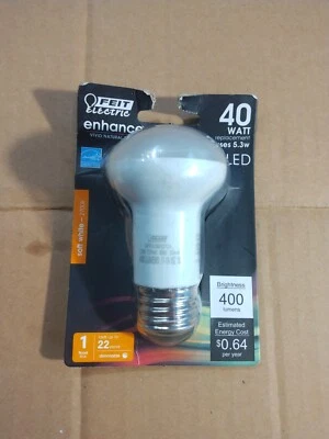 Feit Electric 40-Watt Equiv R16 Dimmable Flood LED Light Bulb, Soft White 2700K - Image 1 of 4
